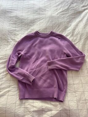 J. Crew Lavender Crewneck Sweater